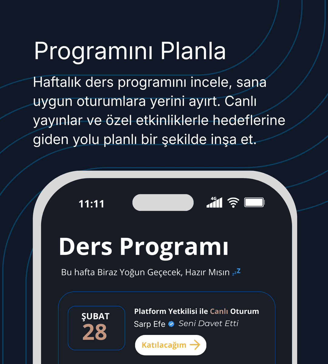 Programını Planla